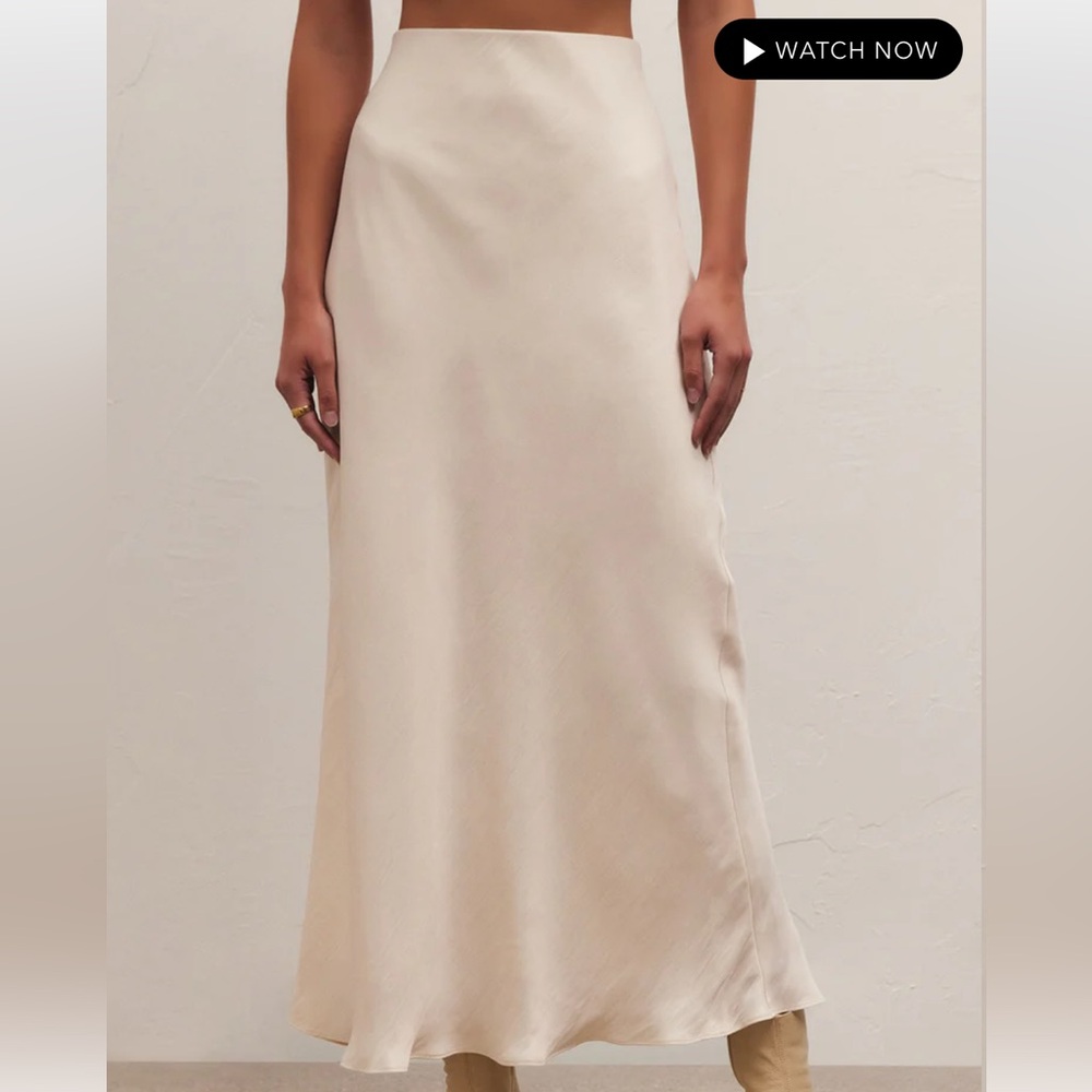 NWT Z Supply Europa Luxe Sheen Skirt Maxi Midi Skirt Women’s size Medium